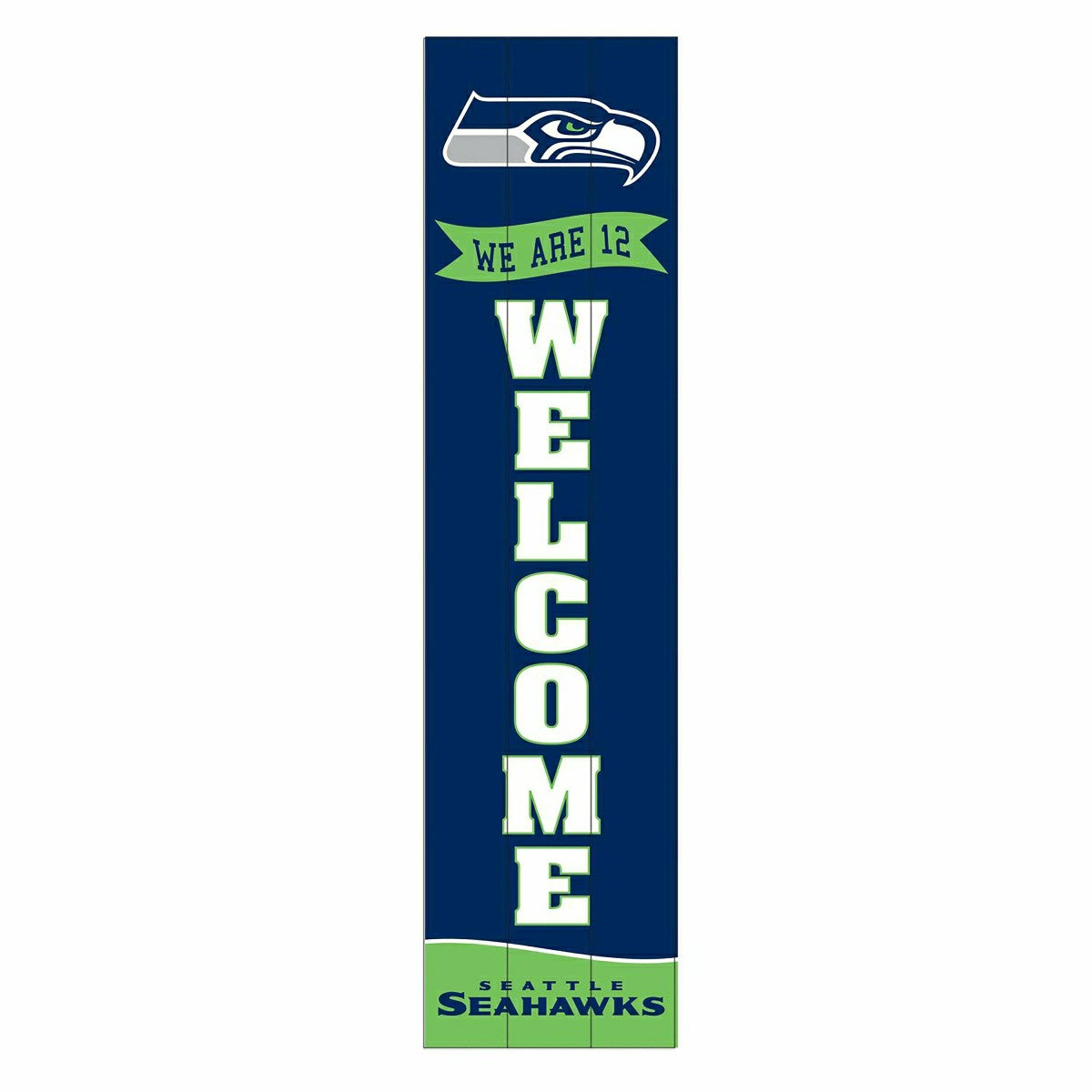 Team Sports America Essential - Seattle Seahawks Large Single Sided Leaner, 46"