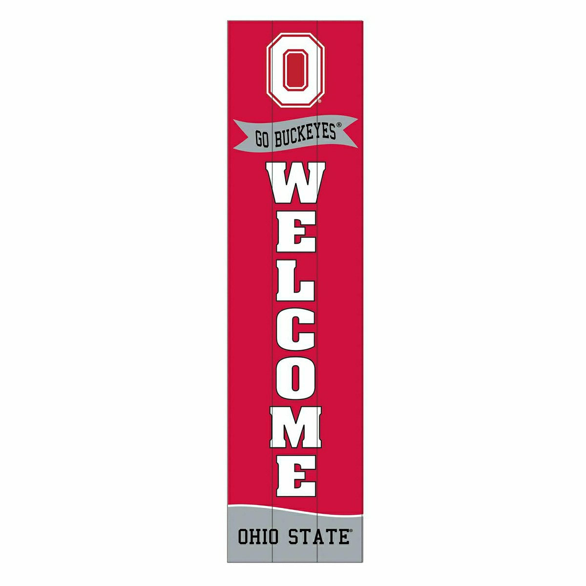 Team Sports America Everyday - Ohio State University Large Single Sided Leaner, 46"