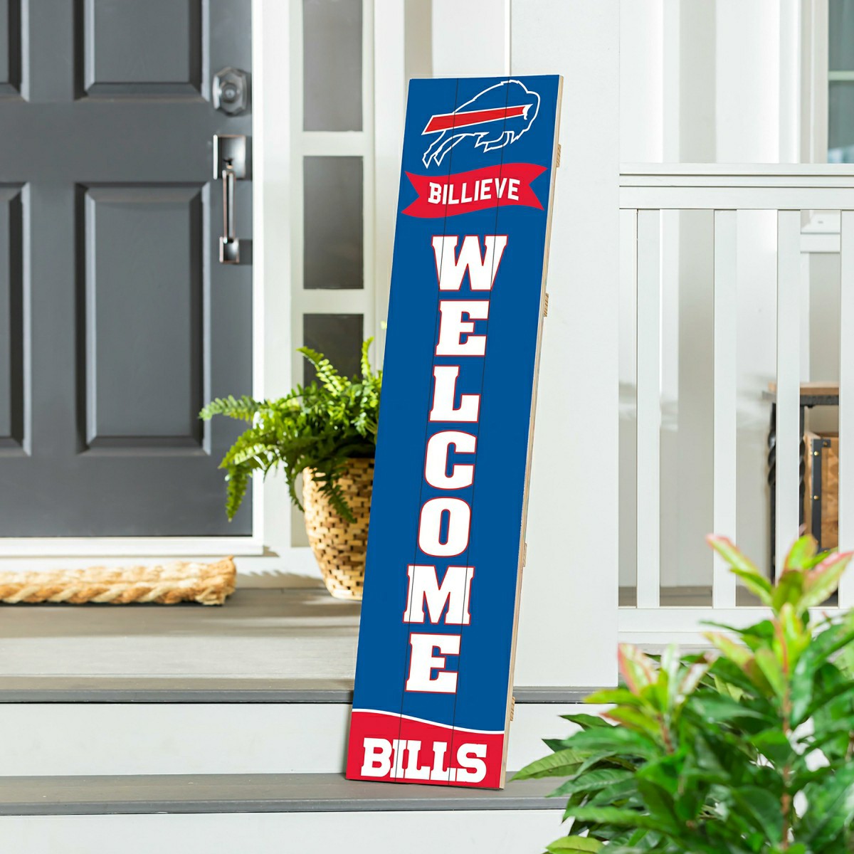 Team Sports America Value - Buffalo Bills Large Single Sided Leaner, 46"