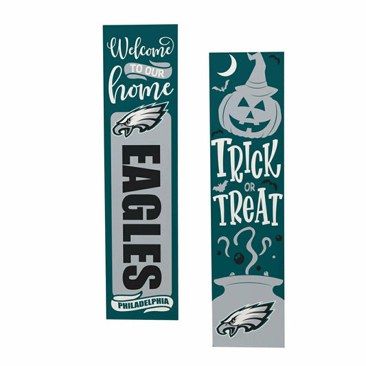 Team Sports America Best Seller - 47" Double Sided Leaner, Philadelphia Eagles, Halloween