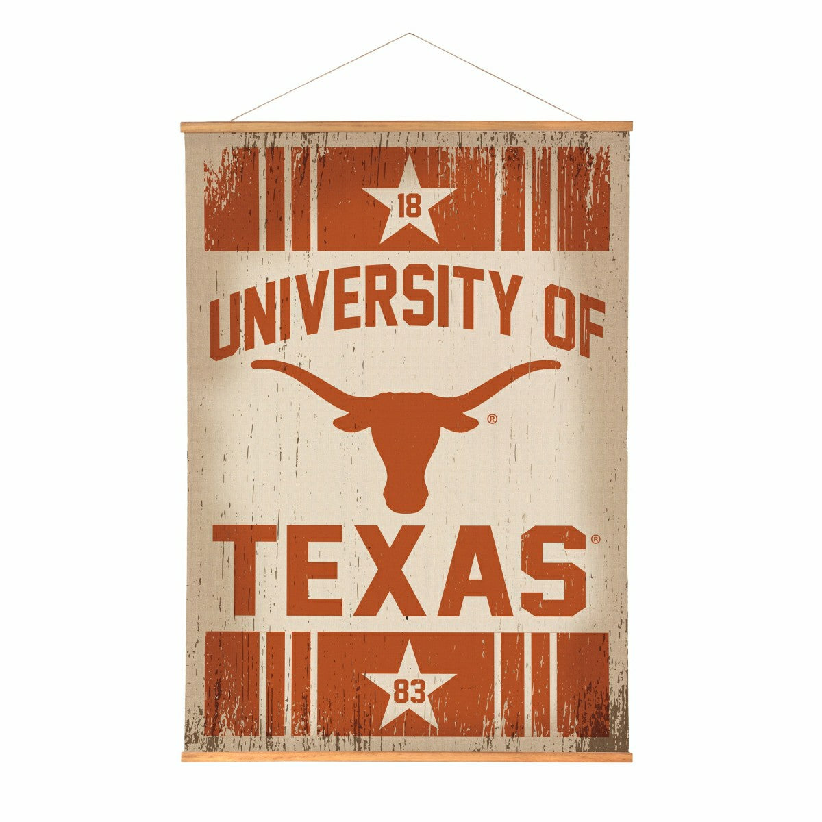 Team Sports America Everyday - University of Texas, Canvas Wall Tapestry, Large, 54x36
