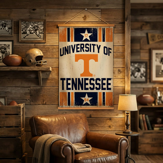 Team Sports America Value - University of Tennessee, Canvas Wall Tapestry, Medium, 36x24