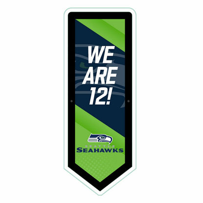 Team Sports America Recommended - LED Wall Decor, Pennant, Seattle Seahawks