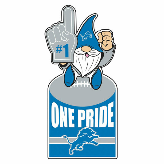 Team Sports America Value - Detroit Lions Gnome Metal Sign 10"L x 30"H
