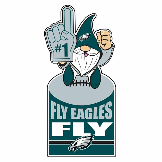 Team Sports America Signature - Philadelphia Eagles Gnome Metal Sign 10"L x 30"H