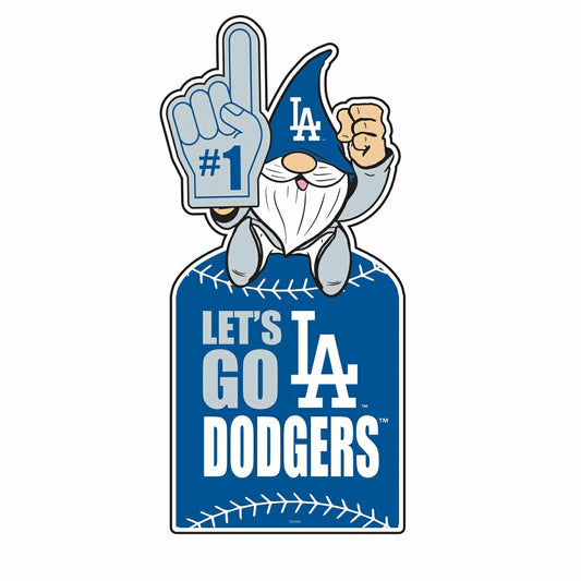Team Sports America Value - Los Angeles Dodgers Gnome Metal Sign 10"L x 30"H