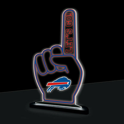 Team Sports America Value - Buffalo Bills NFL Football Foam Finger Desklite LED Decor