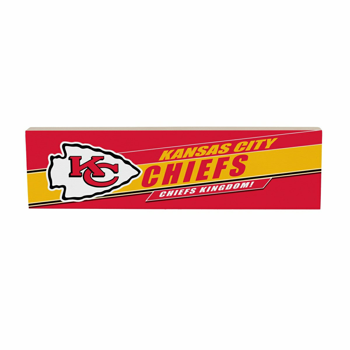 Team Sports America Recommended - Kansas City Chiefs Mantle Sign, Down Home Fans, 5x18