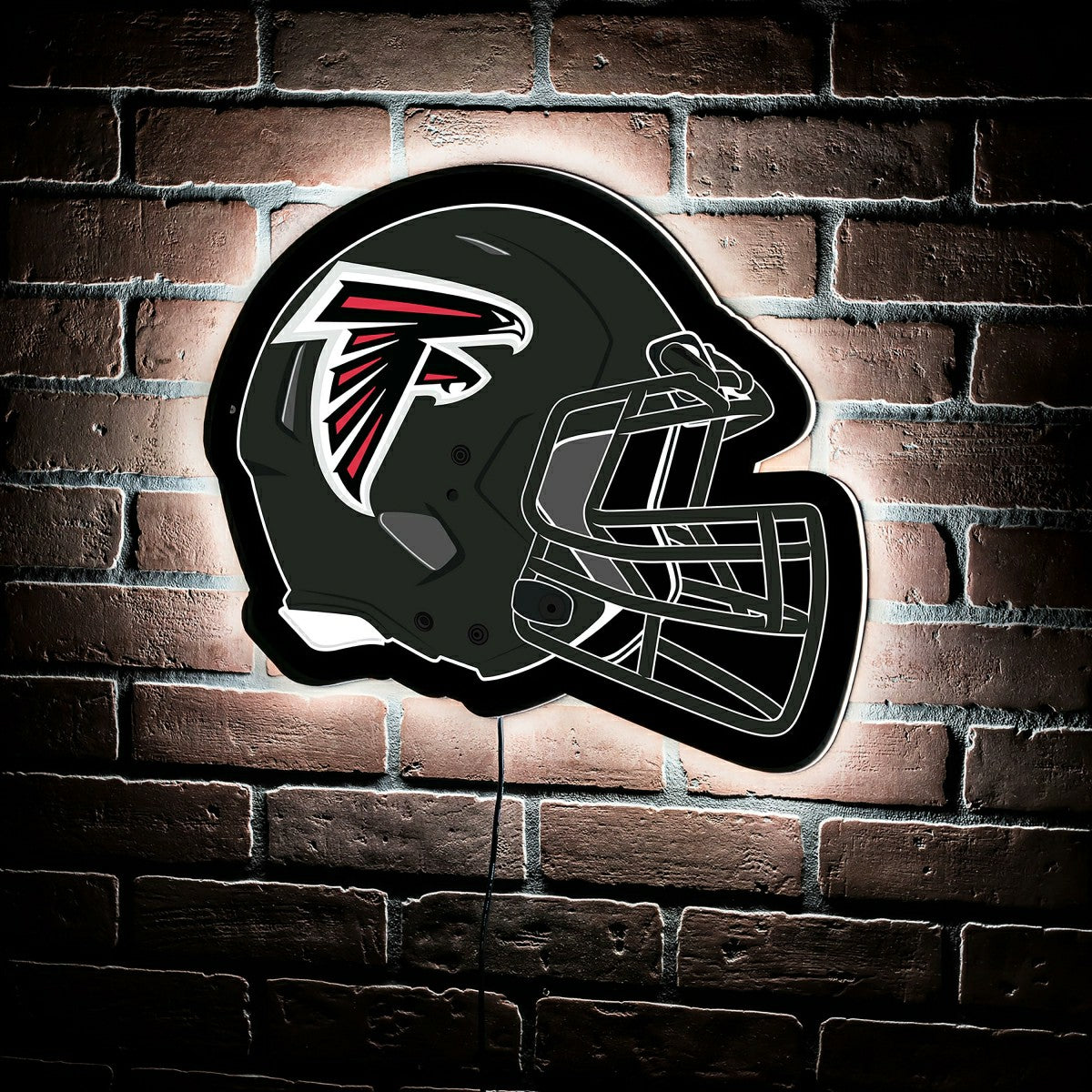 Team Sports America Value - LED Wall Decor, Helmet, Atlanta Falcons