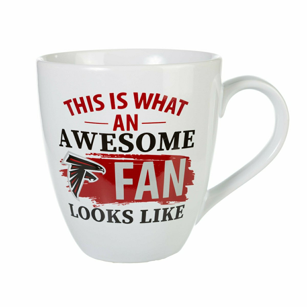 Team Sports America Recommended - Atlanta Falcons, Ceramic Cup O'Java 17oz Gift Set