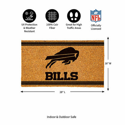 Team Sports America Classic - Buffalo Bills, Coir Mat 1C
