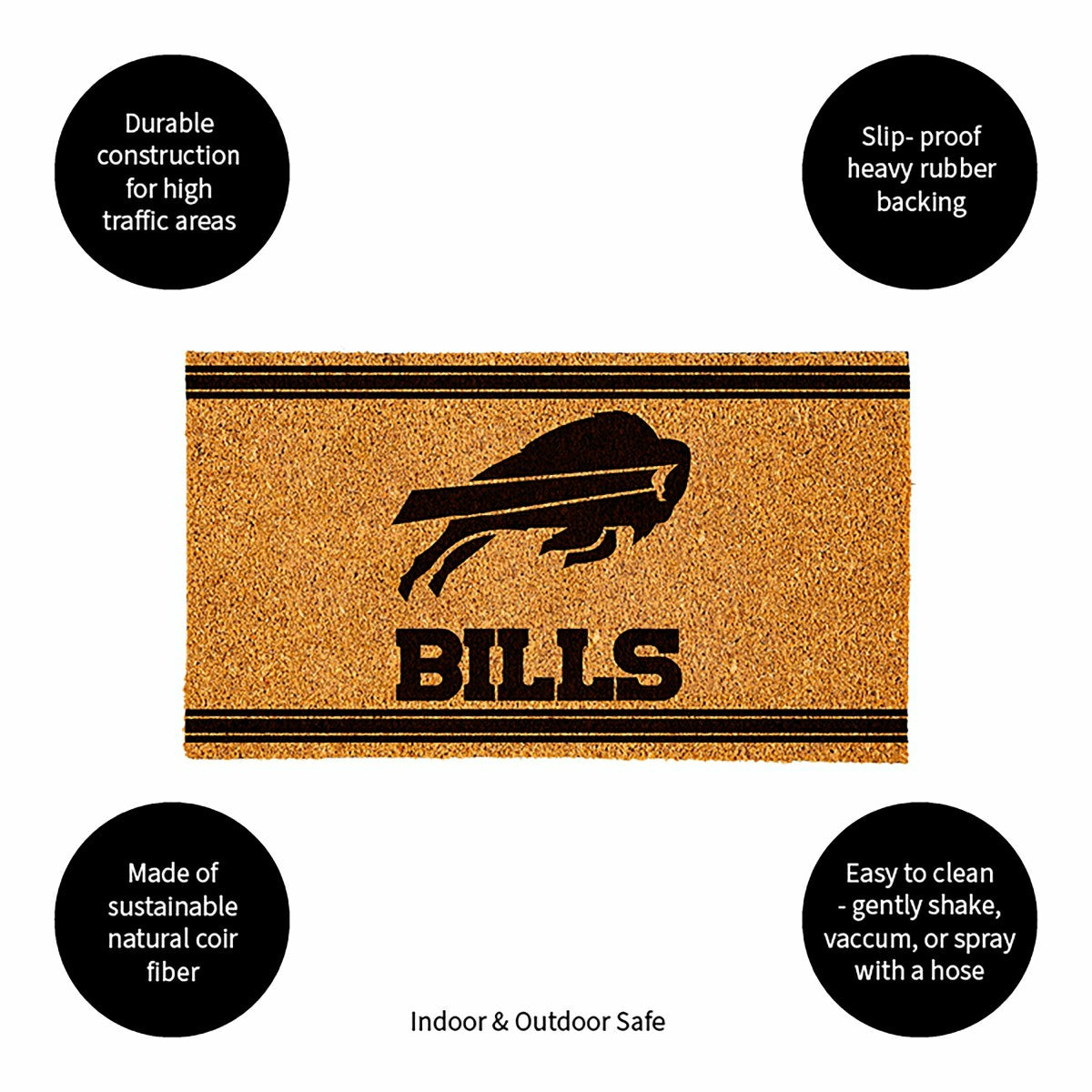 Team Sports America Classic - Buffalo Bills, Coir Mat 1C