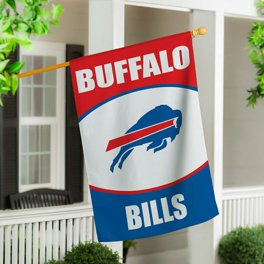 Team Sports America Recommended - Buffalo Bills Suede House Flag