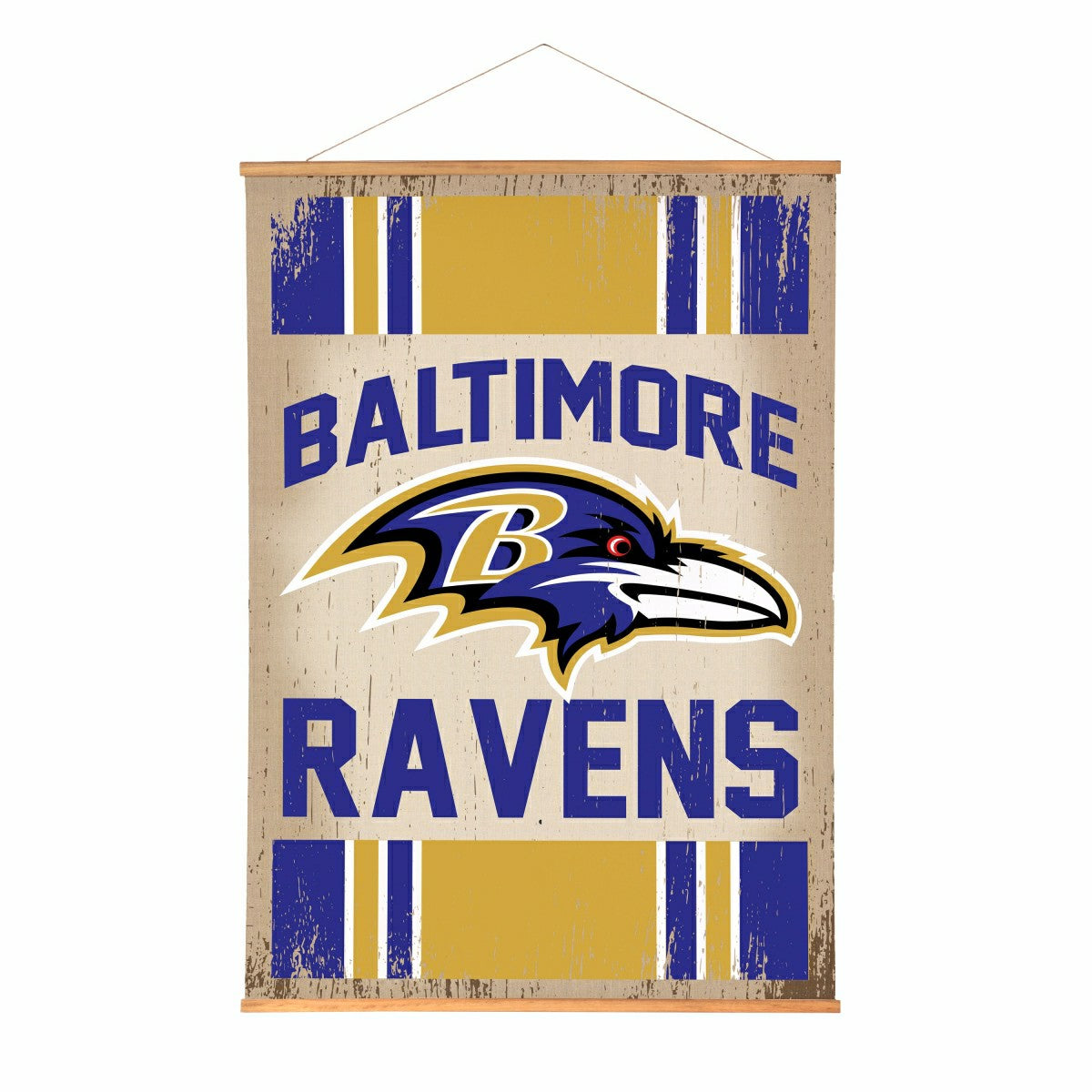 Team Sports America Everyday - Baltimore Ravens, Canvas Wall Tapestry, Large, 54x36