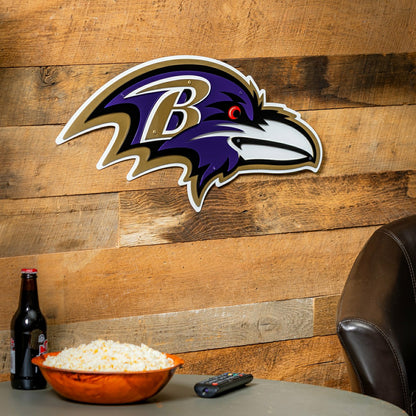 Team Sports America Best Seller - Baltimore Ravens Premier Metal Wall Art