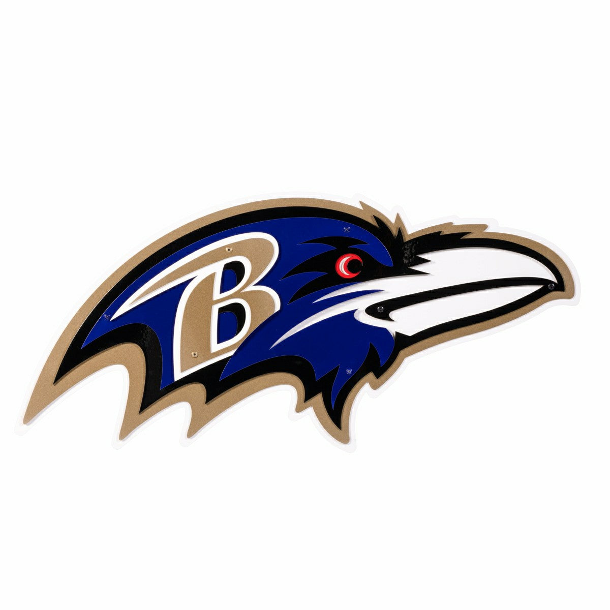 Team Sports America Best Seller - Baltimore Ravens Premier Metal Wall Art