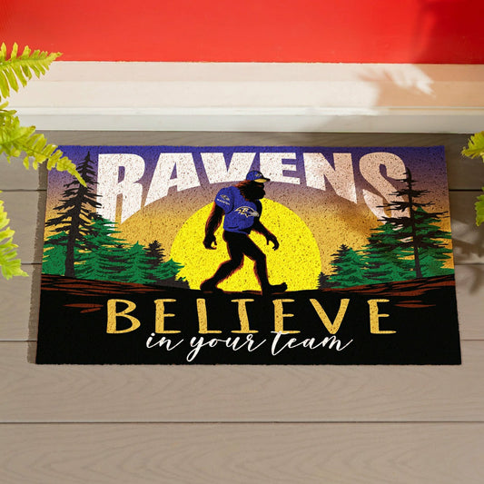 Team Sports America Trending - Baltimore Ravens Bigfoot PVC Mat, 28"x16"