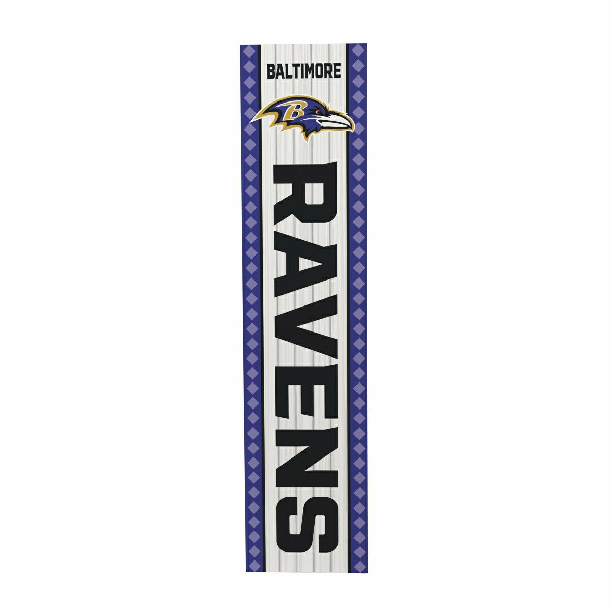 Team Sports America Classic - 47" Double Sided Leaner, Baltimore Ravens, Christmas
