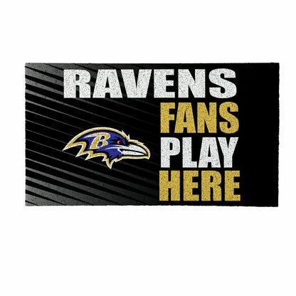 Team Sports America Trending - Baltimore Ravens Fan Mat, 28"x16"