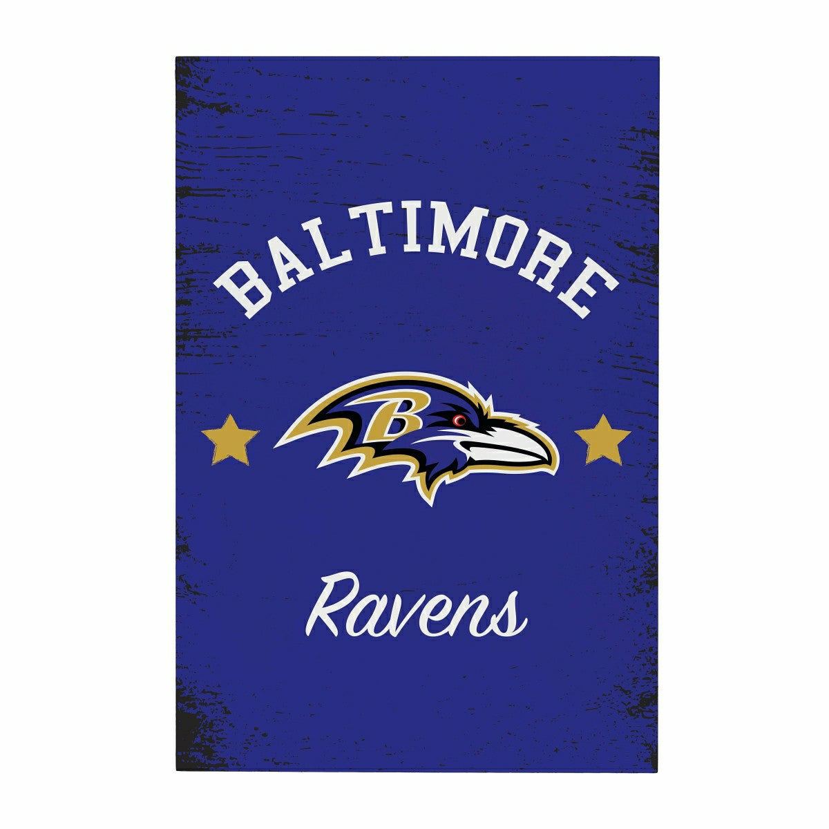 Team Sports America Best Seller - Baltimore Ravens Wood Wall Sign, 16x24