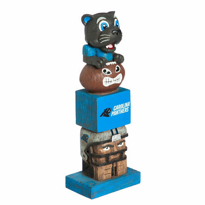 Team Sports America Essential - Carolina Panthers Tiki Team Totem Garden Statue
