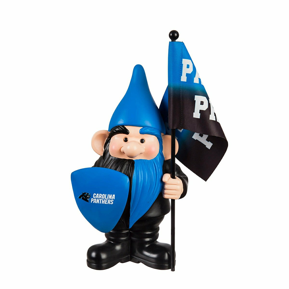 Team Sports America Exclusive - Carolina Panthers, Flag Holder Gnome