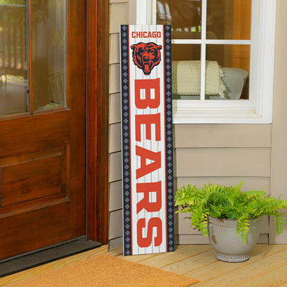 Team Sports America Classic - Chicago Bears 47" Double Sided Leaner, Christmas