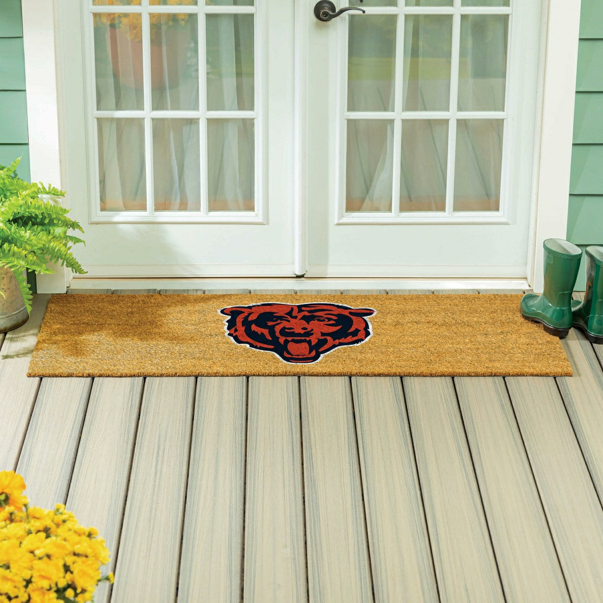 Team Sports America Trending - Chicago Bears Extra Large Full Color Coir Mat, 60"x24"