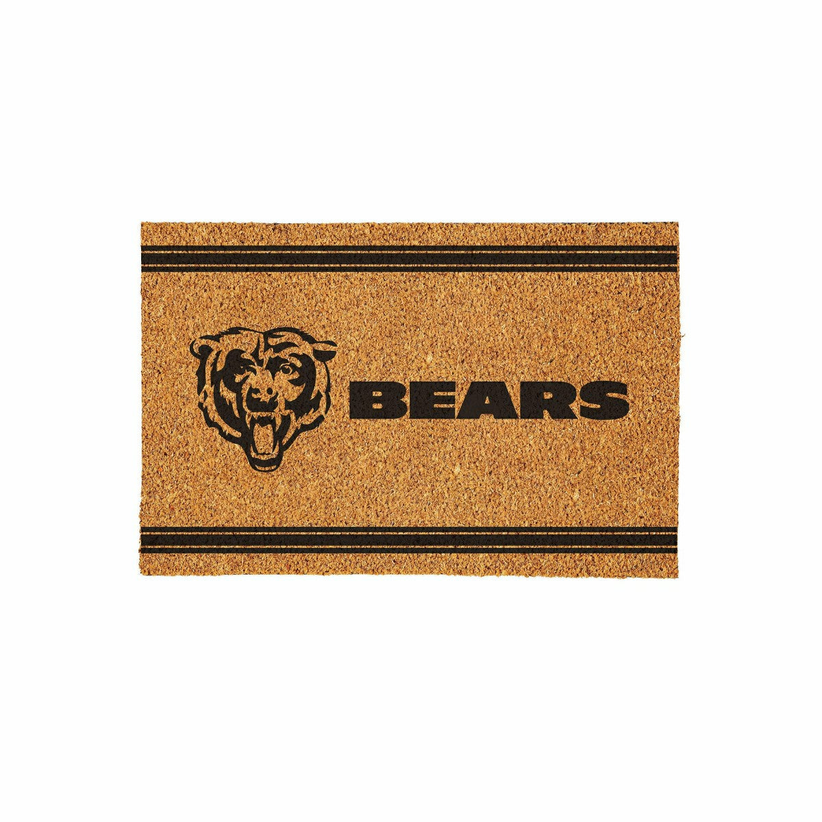 Team Sports America Best Seller - Chicago Bears Large One Color Coir Mat, 36"x24"