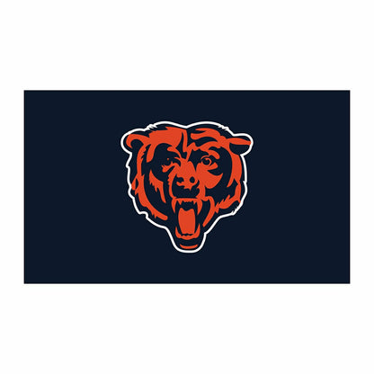 Team Sports America Signature - Full Color PVC Mat, 16" x 28", Chicago Bears