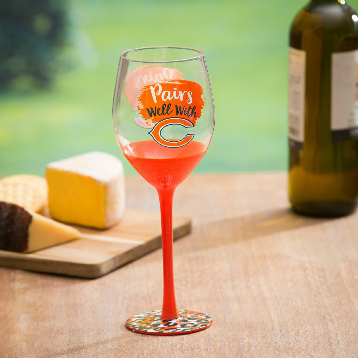 Team Sports America Classic - Chicago Bears, 17oz Boxed Stemware