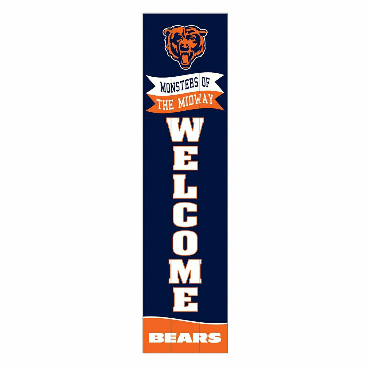 Team Sports America Value - Chicago Bears Large Single Sided Leaner, 46"