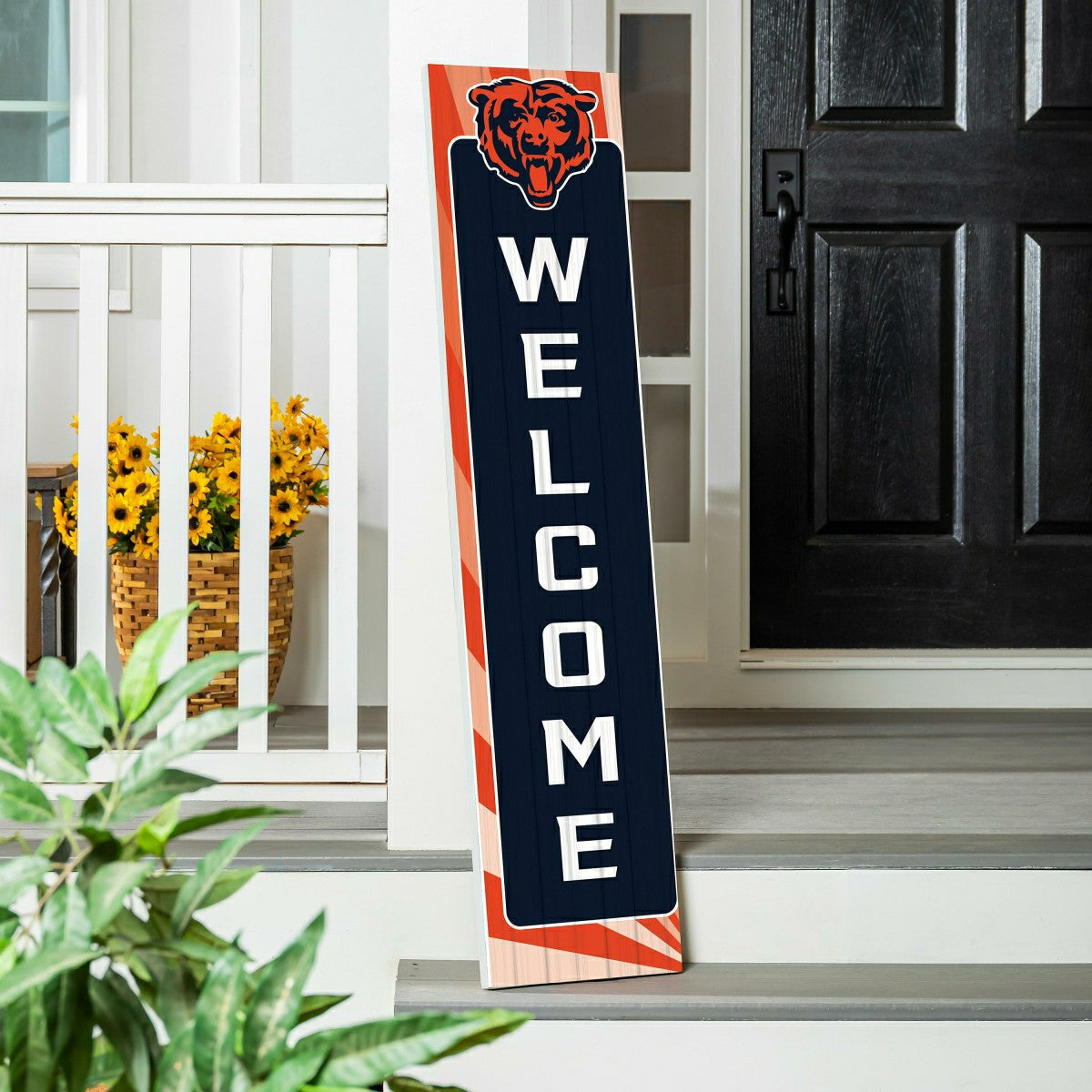Team Sports America Trending - Chicago Bears Summer Seasonal Single Sided Large Leaner, 46"