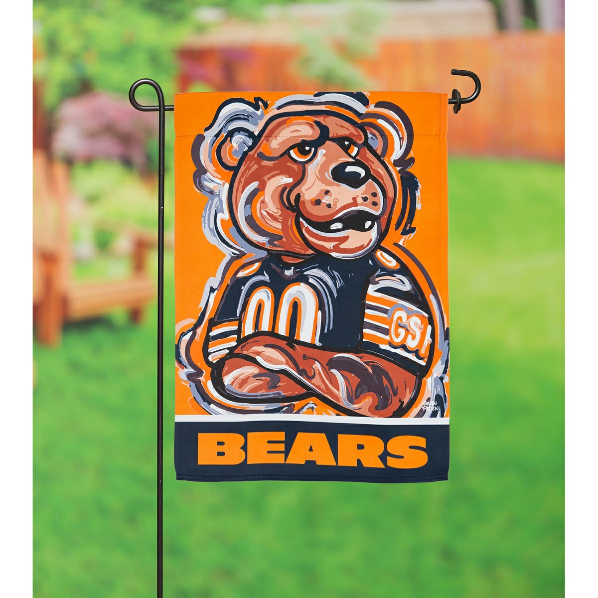 Team Sports America Recommended - Chicago Bears, Suede GDN Justin Patten