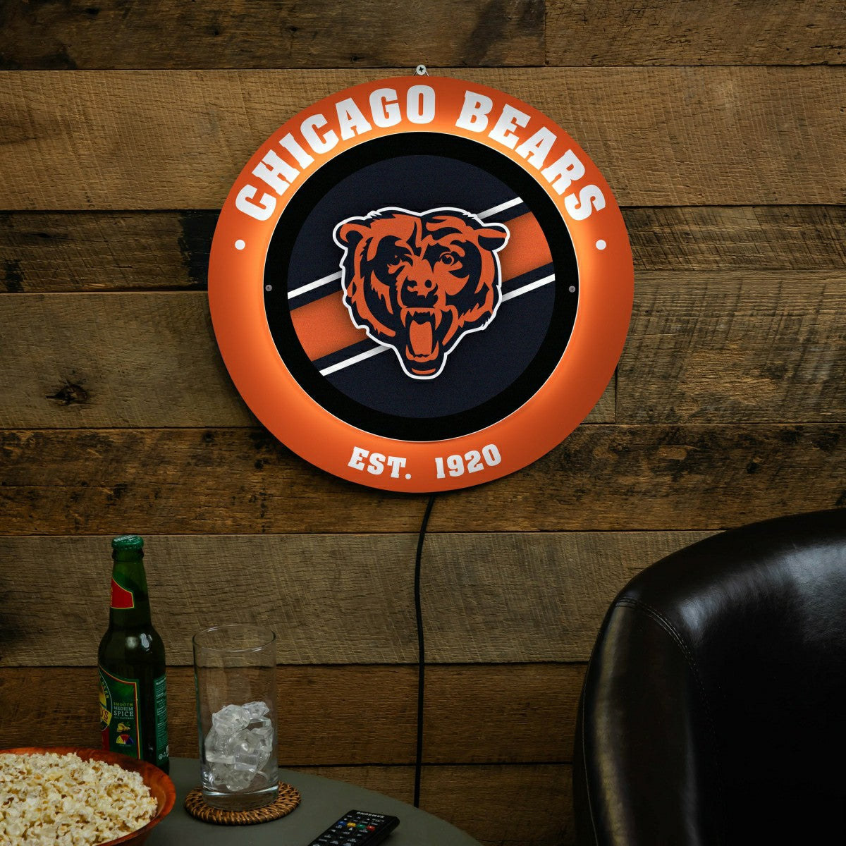 Team Sports America Exclusive - Chicago Bears, Metal Lite, Round