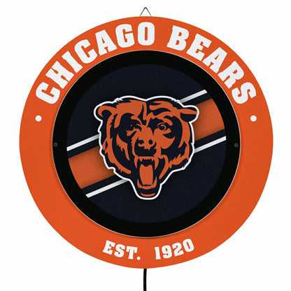 Team Sports America Exclusive - Chicago Bears, Metal Lite, Round