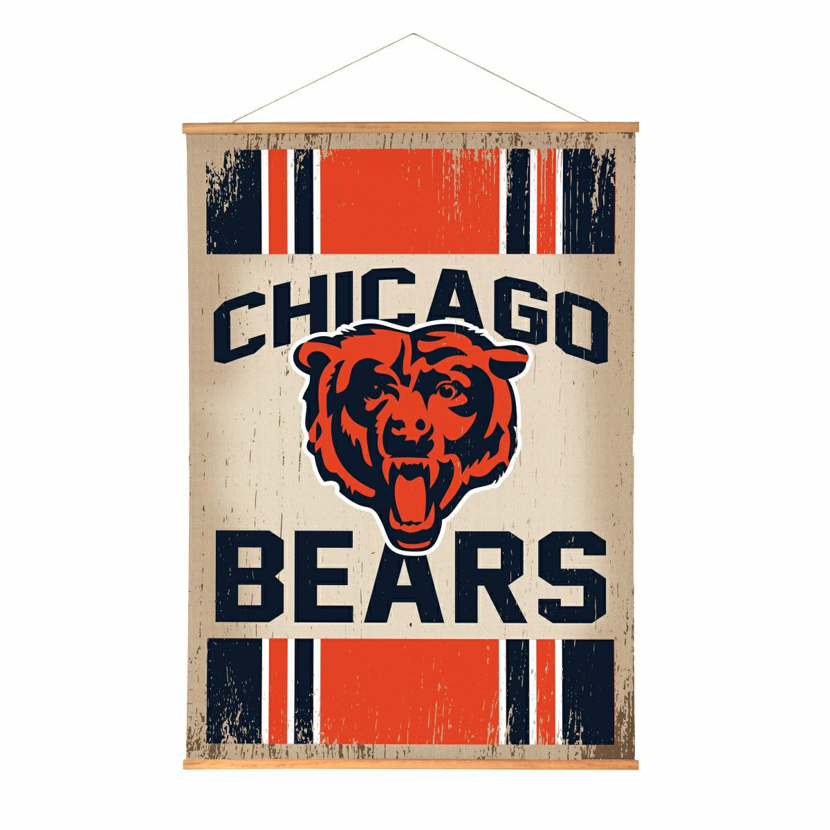 Team Sports America Everyday - Chicago Bears, Canvas Wall Tapestry, Large, 54x36