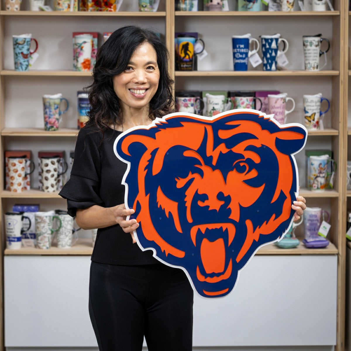 Team Sports America Best Seller - Chicago Bears Premier Metal Wall Art