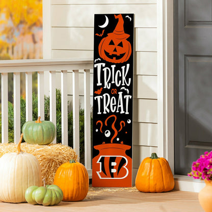 Team Sports America Classic - Cincinnati Bengals 47" Double Sided Leaner, Halloween