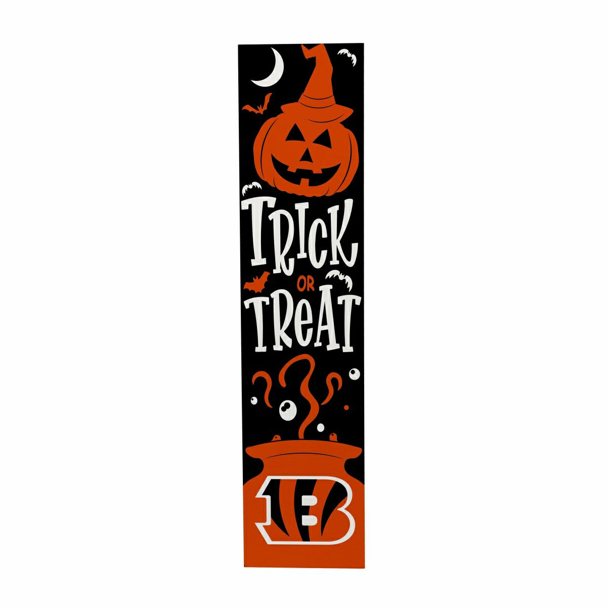 Team Sports America Classic - Cincinnati Bengals 47" Double Sided Leaner, Halloween