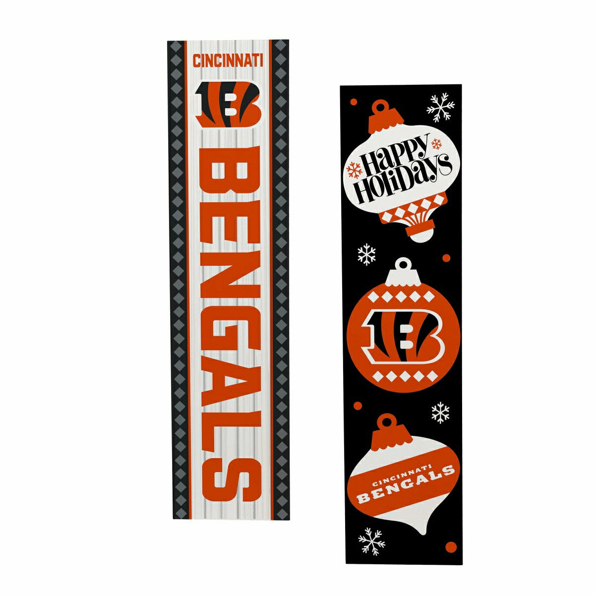 Team Sports America Everyday - Cincinnati Bengals 47" Double Sided Leaner, Christmas