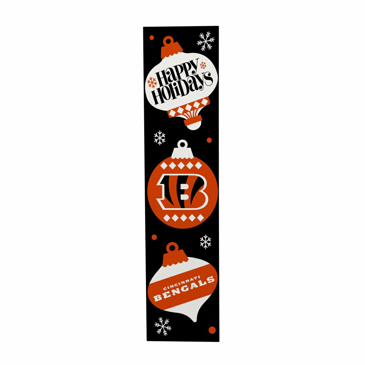 Team Sports America Everyday - Cincinnati Bengals 47" Double Sided Leaner, Christmas