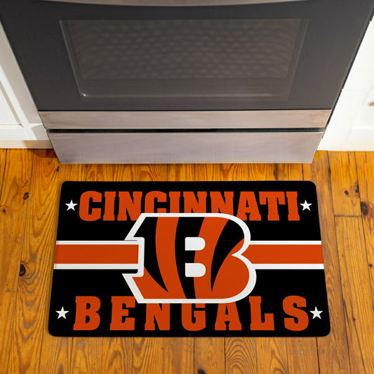 Team Sports America Recommended - Cincinnati Bengals Anti-Fatigue Mat, 18"x30"