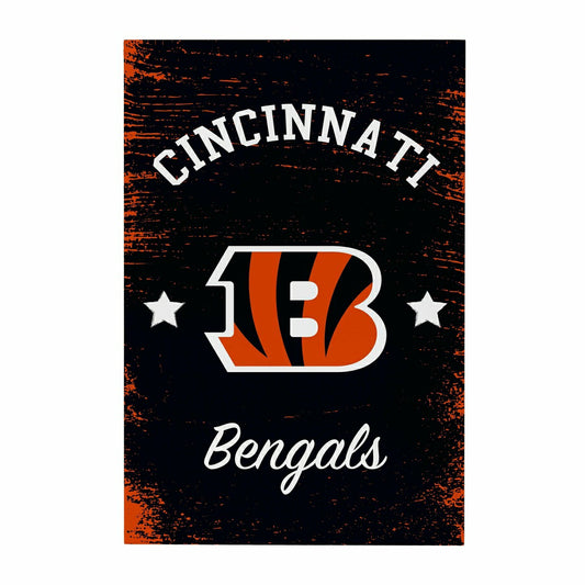 Team Sports America Best Seller - Cincinnati Bengals Wood Wall Sign, 16x24