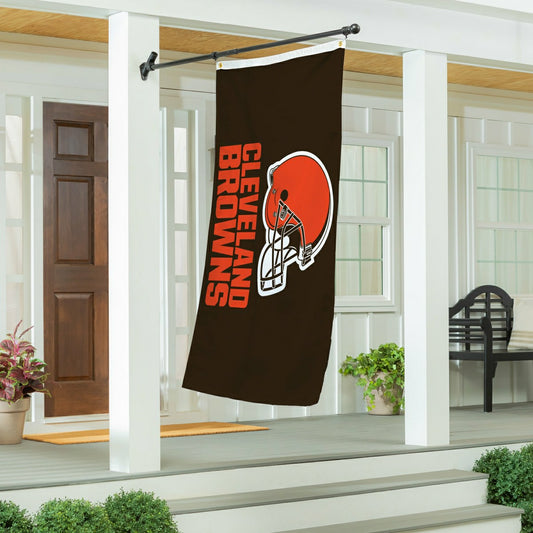 Team Sports America Signature - Cleveland Browns Single Sided Flag w/ 2 Grommets, 3'x5'