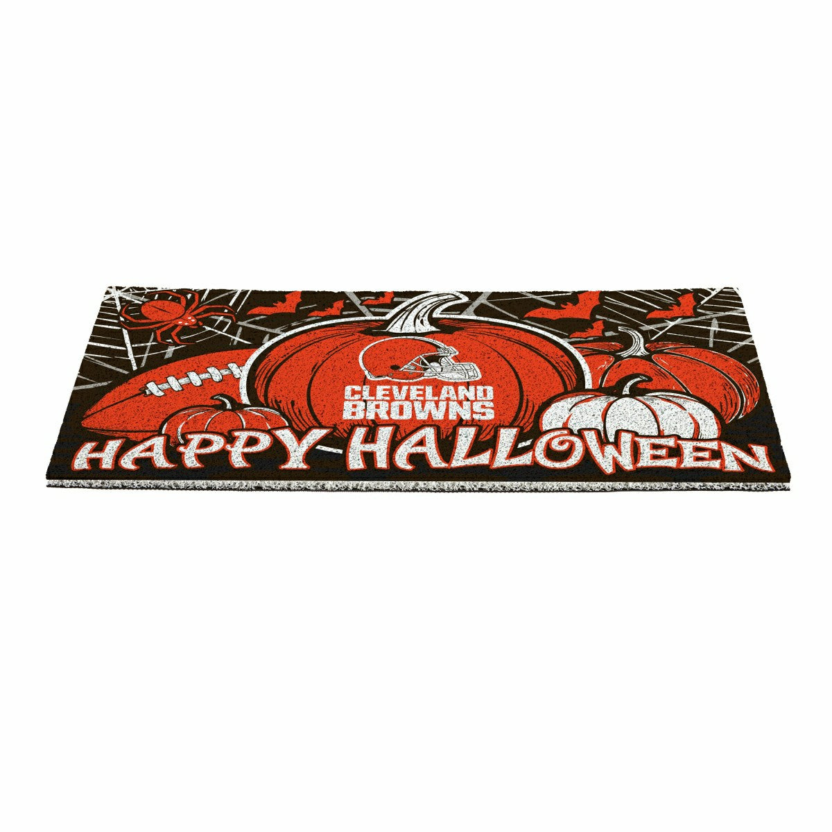 Team Sports America Essential - Cleveland Browns Halloween PVC Mat, 28"x16"