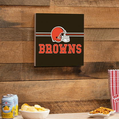 Team Sports America Trending - Cleveland Browns Wood Wall Sign, 12x12
