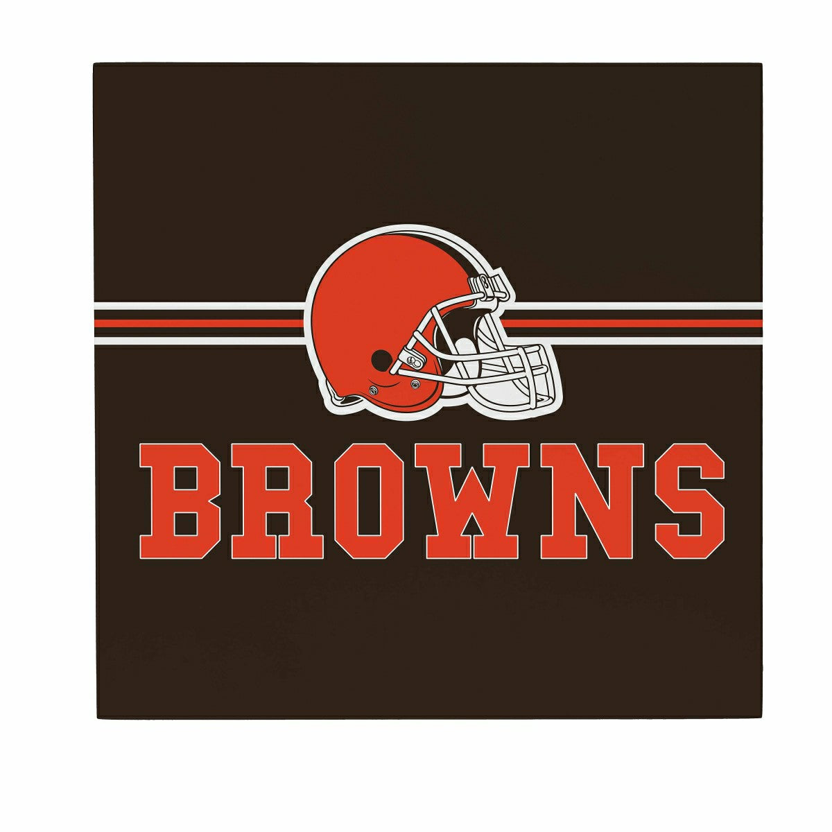 Team Sports America Trending - Cleveland Browns Wood Wall Sign, 12x12