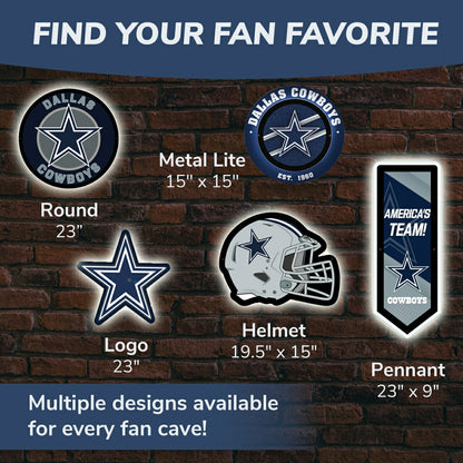 Team Sports America Value - Dallas Cowboys, Metal Lite, Round