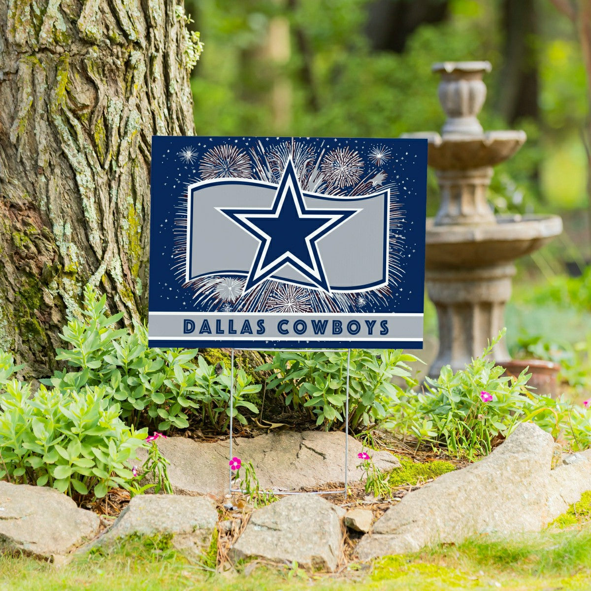 Team Sports America Best Seller - Dallas Cowboys Yard Sign, Patriotic